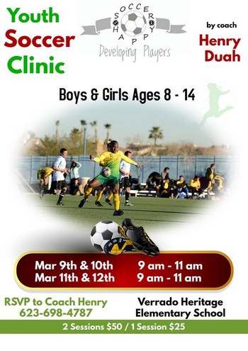 Youth Soccer Clinic March 2024